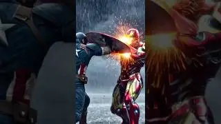 Captain America vs Iron Man 😱 | Bhayanak Ladai 🔥 #shorts&rdquo;