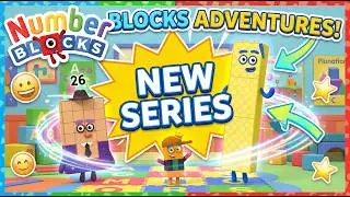 Numberblocks: Умножение на квадрат! Счёт с помощью гигантских чисел.