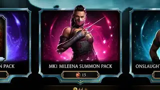 Milleena Summon Pack & Classic Movie Pack Opening Mortal Kombat Mobile Gameplay 