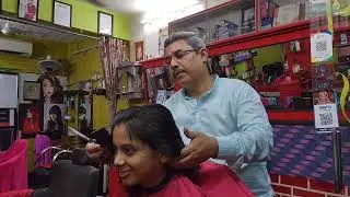 Extremely short girls haircut /2023/Best Razor Super Baby Haircut/2023/daddy barber