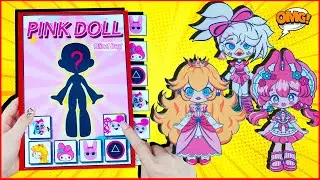[Paper Diy] Unboxing Blind Book // Pink Topic // SPRUNKI  & SQUID GAME // ASMR by CIM