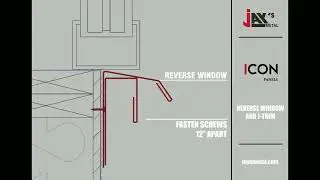Reverse Window J trim
