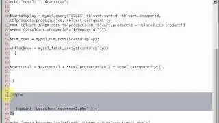 Page redirect using php