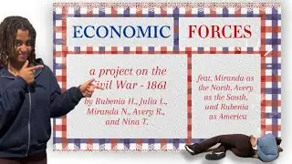 Economic Forces || A Project on the Civil War - 1861 || Social Studies 8th Grade
