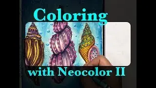 Coloring with Neocolor II - Magisk Gryning