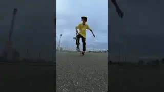 Little boy skills of skateboard whatsapp status