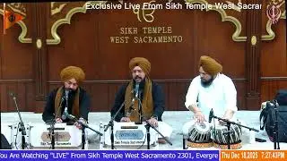🔴 Live  Sikh Temple West Sac, CA, USA  Dec18  2025