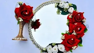 Doad pilai galss 🥂 and tray / glass decoration / engagement ring plates #diy #decor