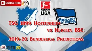 TSG 1899 Hoffenheim vs Hertha BSC | 2019-20 German Bundesliga | Predictions FIFA 20