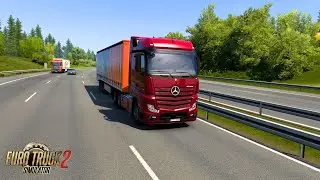 Mercedes -Benz New Actros BigSpace 540 Hp | Euro Truck Simulator 2 | gameplay 🎮