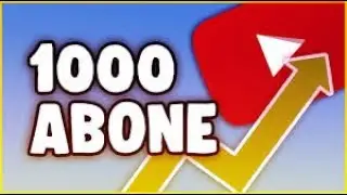 YouTube Saat Başına 1000 Abone (%100) Ger&ccedil;ek.