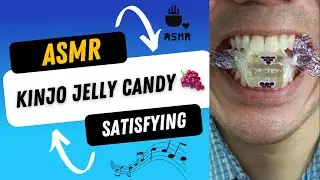 Kinjo Jelly Candy - Grape 🍇 ASMR #shorts #asmr #asmrsounds #asmreating #asmrvideo #🍇