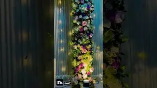 trading reception backdrop in sk event decoration