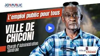 Emploi public &agrave; la ville de Chiconi : mot de bienvenue de Fayadhuiddine