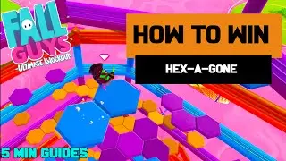How to win in Fall Guys - Hex-a-gone! 5 min Tutorial