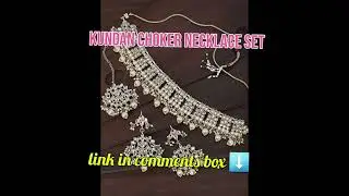 Bridal Beauty: Kundan Choker Necklace for the Modern Indian Bride #shorts #ytshort #KundanChoker