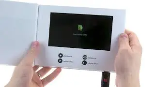 Video Brochure with USB uploader