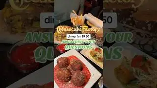 Cheesecake Factory Happy Hour Meals Under $10#foodie#restaurant  #shortfeed#explorepage#food #foryou
