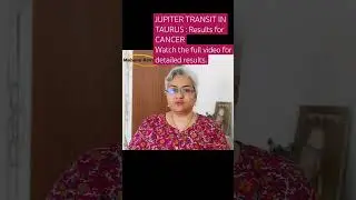 Jupiter Transit In Taurus: Results for CANCER #jupitertransit #astrology
