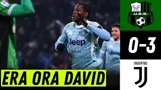 SASSUOLO JUVENTUS&nbsp;0-3 | LA REAZIONE DI JONATHAN DAVID