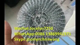 Home cleaning ball/mesh scourer/scrubber/mesh kitchen sponge scourer