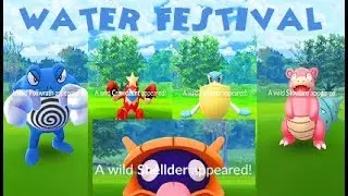Pokemon Go - Water Festival Rarest Spawns