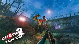 Tank BHOP Run (Solo Expert) - Cold Stream Storm Mode | Left 4 Dead 2