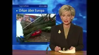 Tagesschau-Berichte zum Orkan Lothar am 26. Dezember 1999
