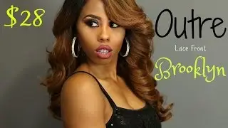 Outre Synthetic Swiss Lace Front Wig- Brooklyn (COLOR: DR30) * BlackHairSpray.Com *