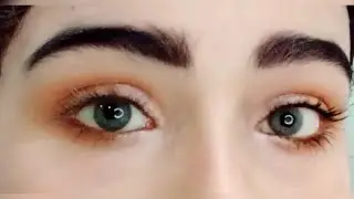 peach pink eye makeup | for small eyes to look bigger and prominent 😉