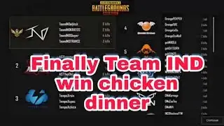 Finally Team IND win chicken dinner in PMCO prelims day 2