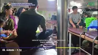 Waspam Nataru Kapal Patroli KN. Alugara P.114 di Pelabuhan Tanjung Emas, Semarang