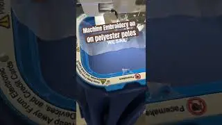 USING A WATER SOLUBLE STABILIZER ON POLOS FOR MACHINE EMBROIDERY