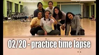 CU Abhinaya | 02-20-20 | practice time lapse