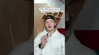 NHL players doing social media content 😂 #hockey #nhl #hockeyplayers #funny