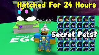 I Hatched Heavenly Egg For 24 Hours Then I Got These Pets! Part 3 - Bubble Gum Simulator