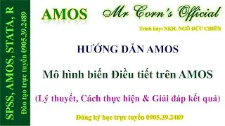 04.09.2022 Hướng dẫn AMOS | Mô hình biến điều tiết trên AMOS