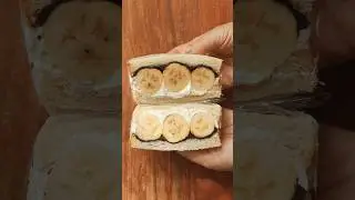 Simple Breakfast Ideas #34: Chocolate Banana Sandwich #shorts #bananasandwich #choco #breakfastidea