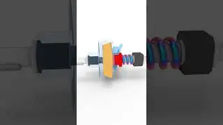 Ingenious Friction Mechanism: The Cone Clutch #automobile #mechanic #mechanism #engineering
