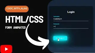 Animated Login Form with Source Code | Login Page using Html CSS