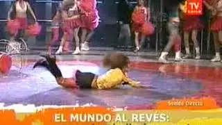 Leticia - Icha - Maura y Dayris -   Gloria Trevi en El Mundo al Reves