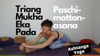 Ashtanga para Principiantes - Triang Mukha Eka Pada Paschimottanasana - con sus vinyasas