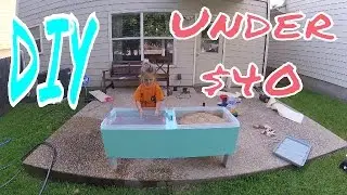 SAND & WATER TABLE under $40 - Build Your Own!