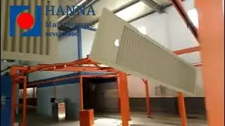 HANNA Ventilation door fireproof door automatic powder coating line machine