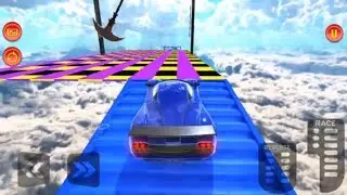 Crazy Car Driving Simulator: Impossible Sky Tracks | Android Gameplay | Friction Games