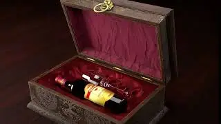 Wine 3D Advertisement &ndash; Wireframe Breakdown | TRILAND STUDIOS