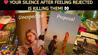 ❤️ YOUR SILENCE AFTER FEELING REJECTED IS KILLING THEM! 👀 LOVE TAROT READING SOULMATE