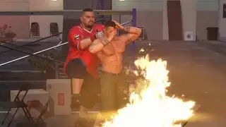 WWE 2K25 | John Cena vs Rosey | Parking Lot Fight 🔥💥🔥
