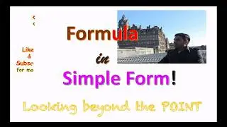 Formula In Simple Form  1 Topic: Brainstorm