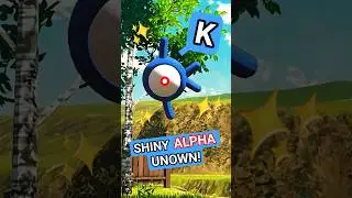 Shiny Alpha Unown in PLA!
